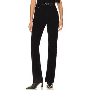 Re/Done Black 70s High Rise Skinny Boot Size 26